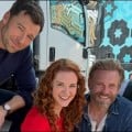 Visite amicale sur le tournage de Mistletoe Murders